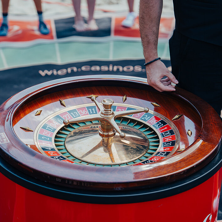 Casinos Austria Roulette beim Beach Volleyball 2024