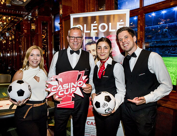 Ein Team des Casino Wien als einer der Gastgeber des letztjährigen Bewerbs.