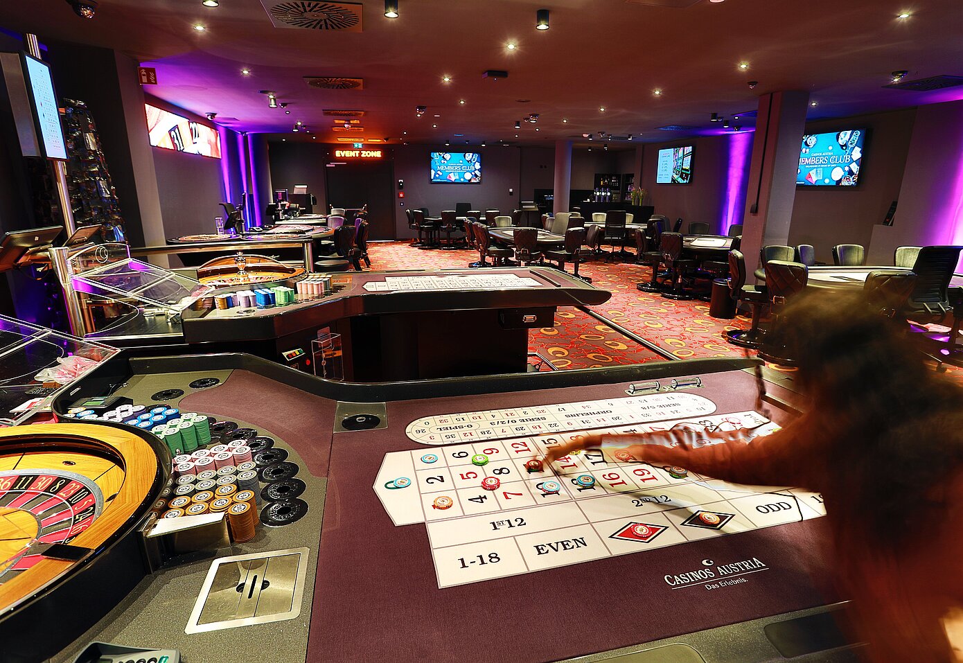 Erweiterter Spielbereich im Casino Linz