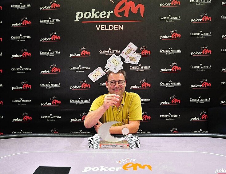 Europameister im Seven Card Stud Harry Casagrande
